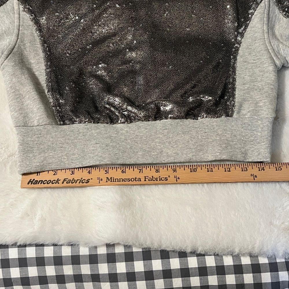 Free People Rise & Shine Sequin‎ Sweatshirt Size Small - Picture 11 of 15